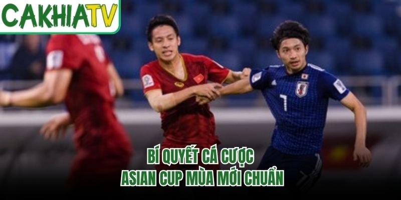 Bí quyết cá cược Asian Cup mùa mới chuẩn