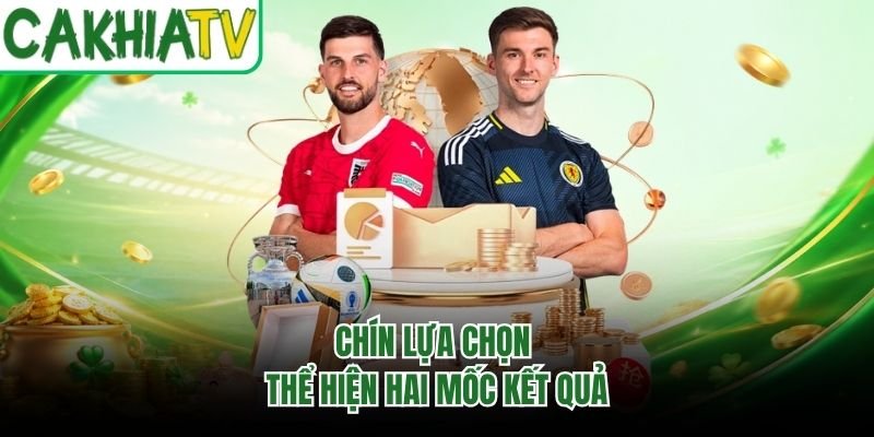 Chín lựa chọn thể hiện hai mốc kết quả
