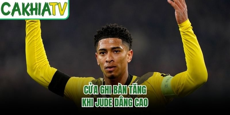 Cửa ghi bàn tăng khi Jude dâng cao