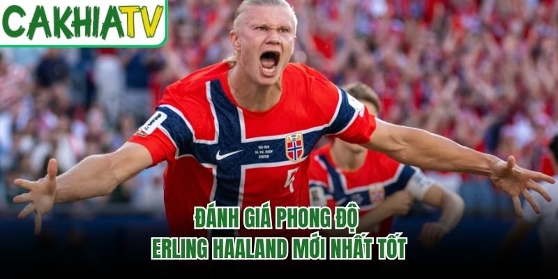 Đánh giá phong độ Erling Haaland mới nhất tốt