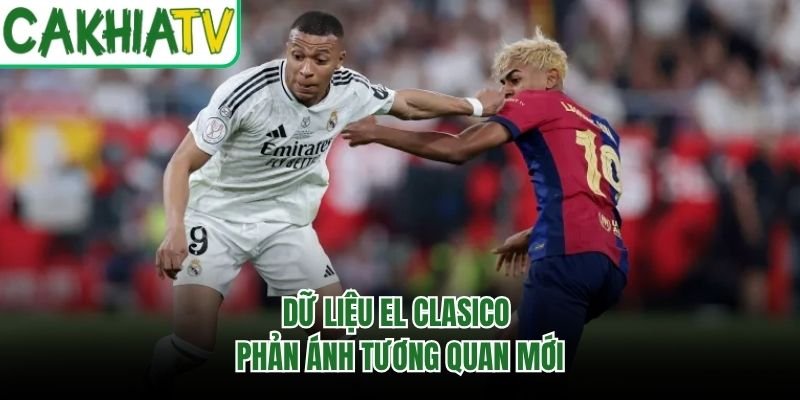 Dữ liệu El Clasico phản ánh tương quan mới