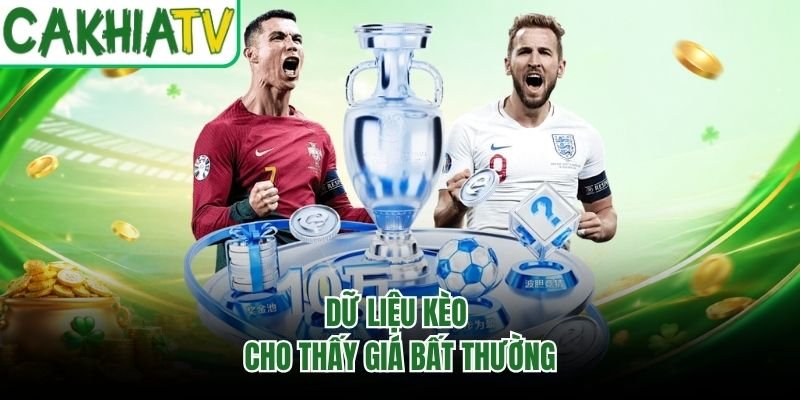 Dữ liệu kèo cho thấy giá bất thường