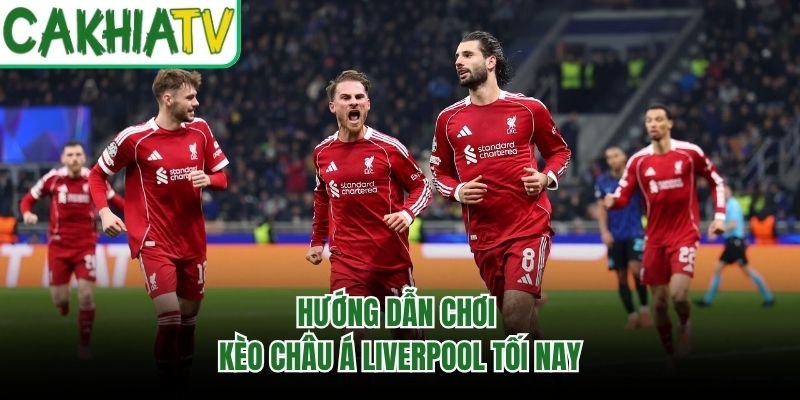 Hướng dẫn chơi kèo châu Á Liverpool tối nay