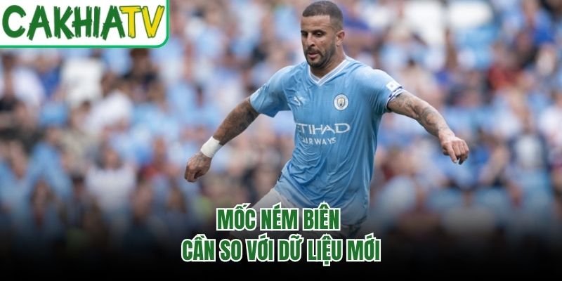 Mốc ném biên cần so với dữ liệu mới